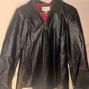 Worthington Black Jacket with Red Lining